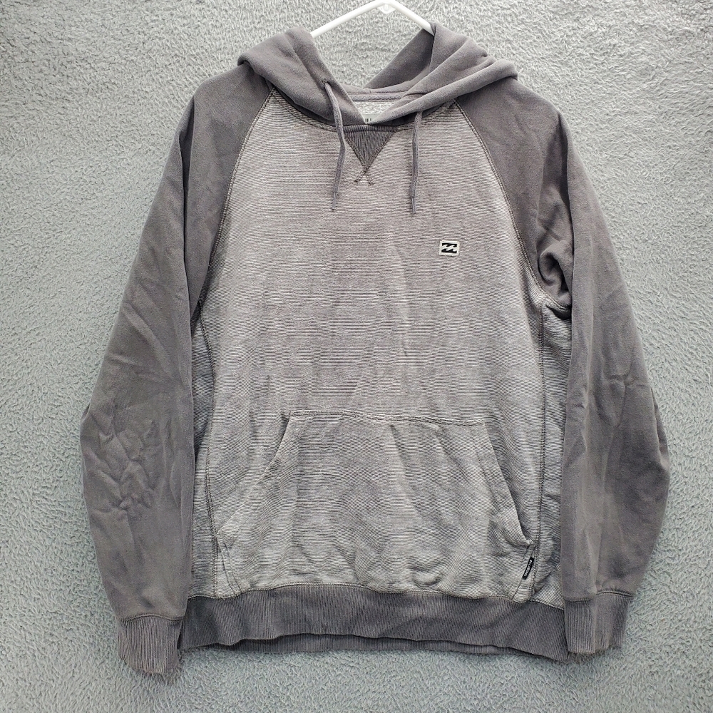 Billabong Hoodie Sweatshirt Mens Size Large Gray Pullover